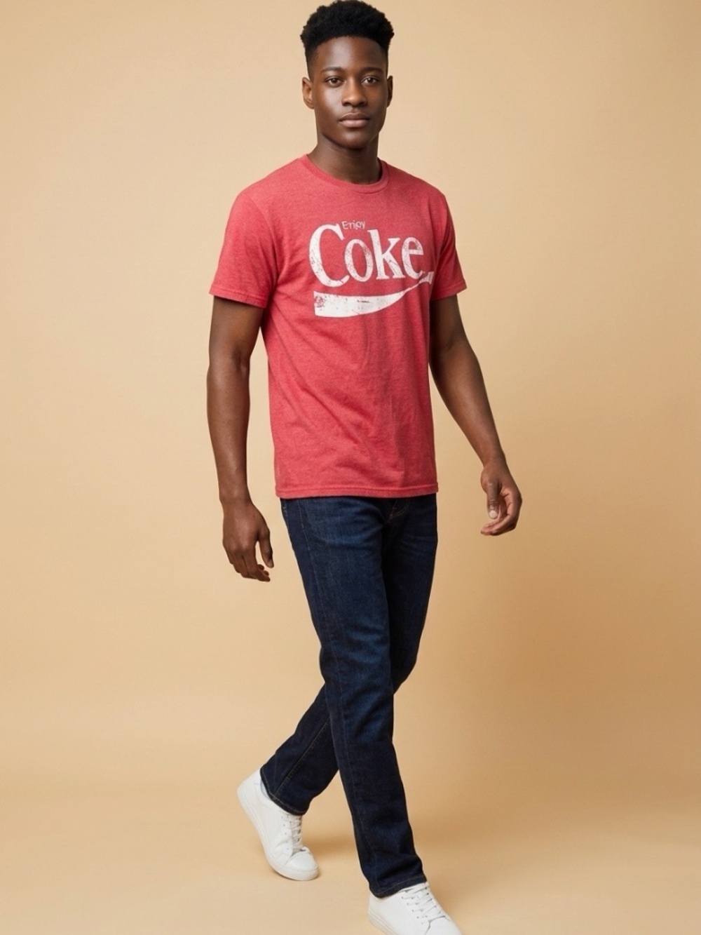 Men's Vintage Coke T-shirt, Size XL